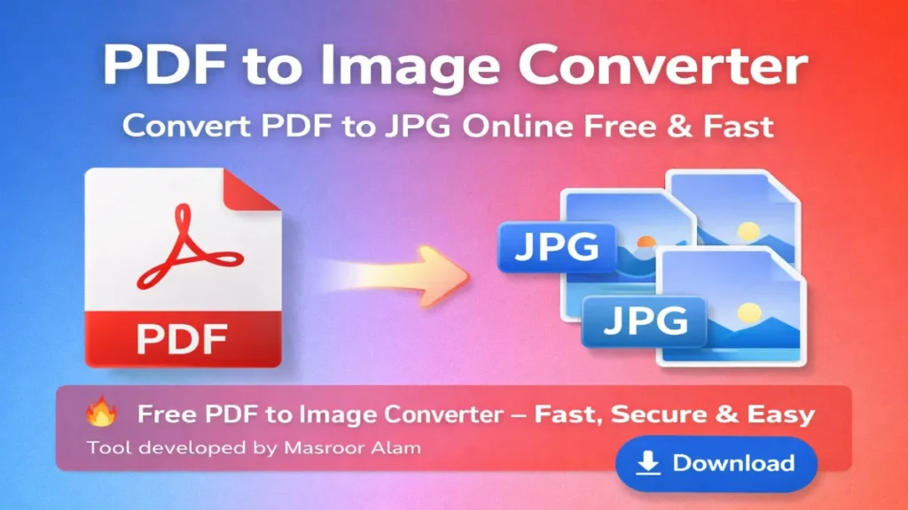 PDF to Image Converter tool to convert PDF to JPG online free and fast