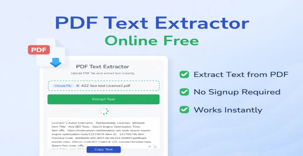 PDF Text Extractor Online Free Tool to Extract Text from PDF