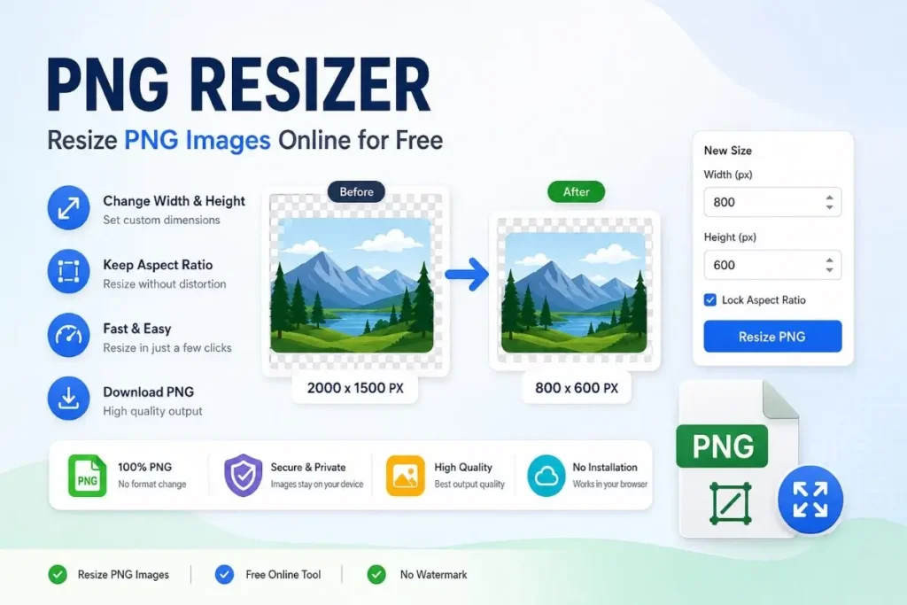 PNG resizer