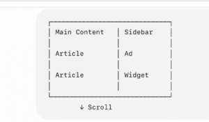 Site without - Without a sticky sidebar